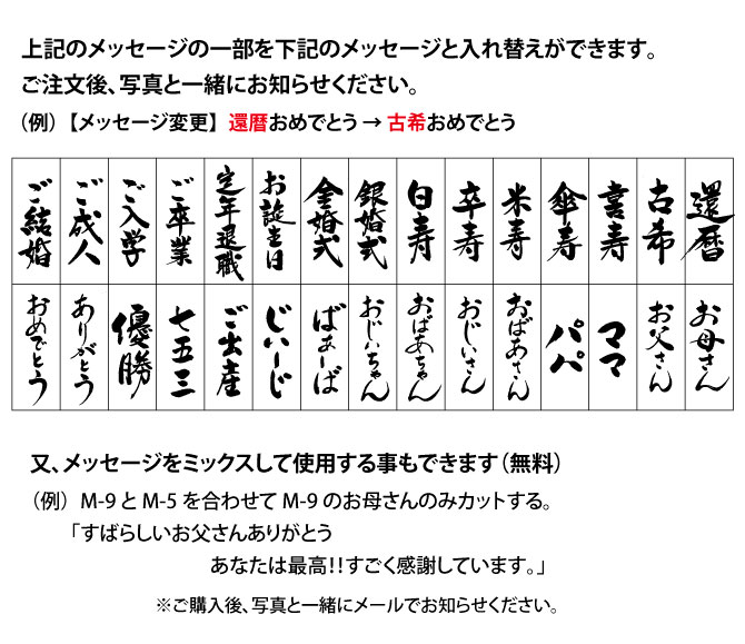 メッセージテンプレート
